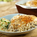 One Dish Chicken & Rice Bake