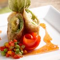 Fried Chicken Egg Rolls
